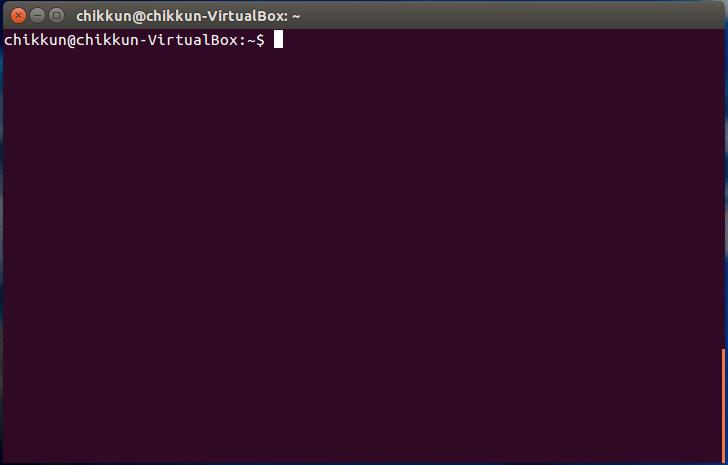 Ubuntuのターミナル